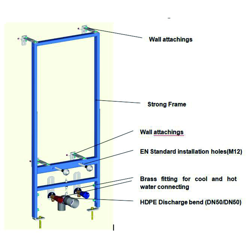 wall hung concealed cistern frames
