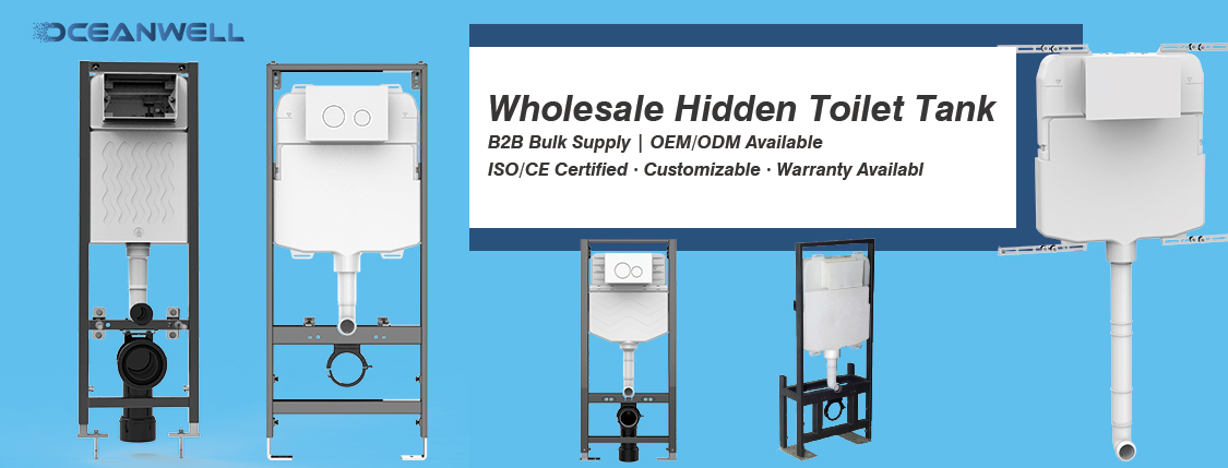 Hidden toilet tank