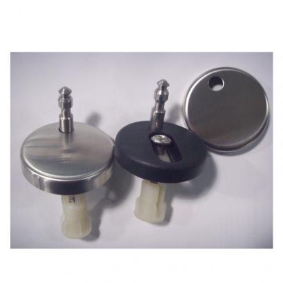Ajustable  hinges for toilet seat cover