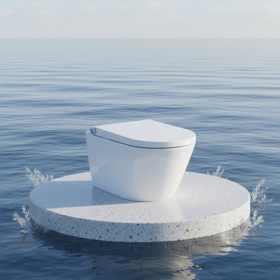 Electric bidet seat douche WC